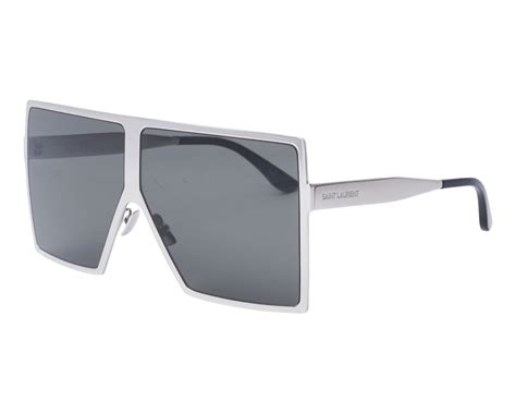 SAINT LAURENT Betty SL182 Sunglasses Silver 